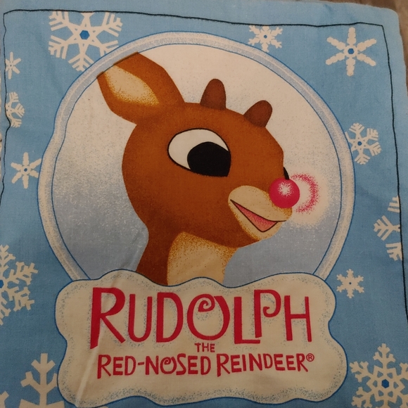 Cranston Cloth Christmas Baby Book: RUDOLPH - Picture 1 of 5